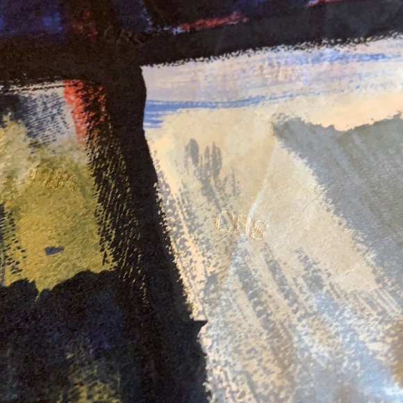 Artsy Silk Scarf by Echo for CBS AS IS - Picture 5 of 10